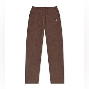 Sporty and rich Brown cashmere trousers Pants